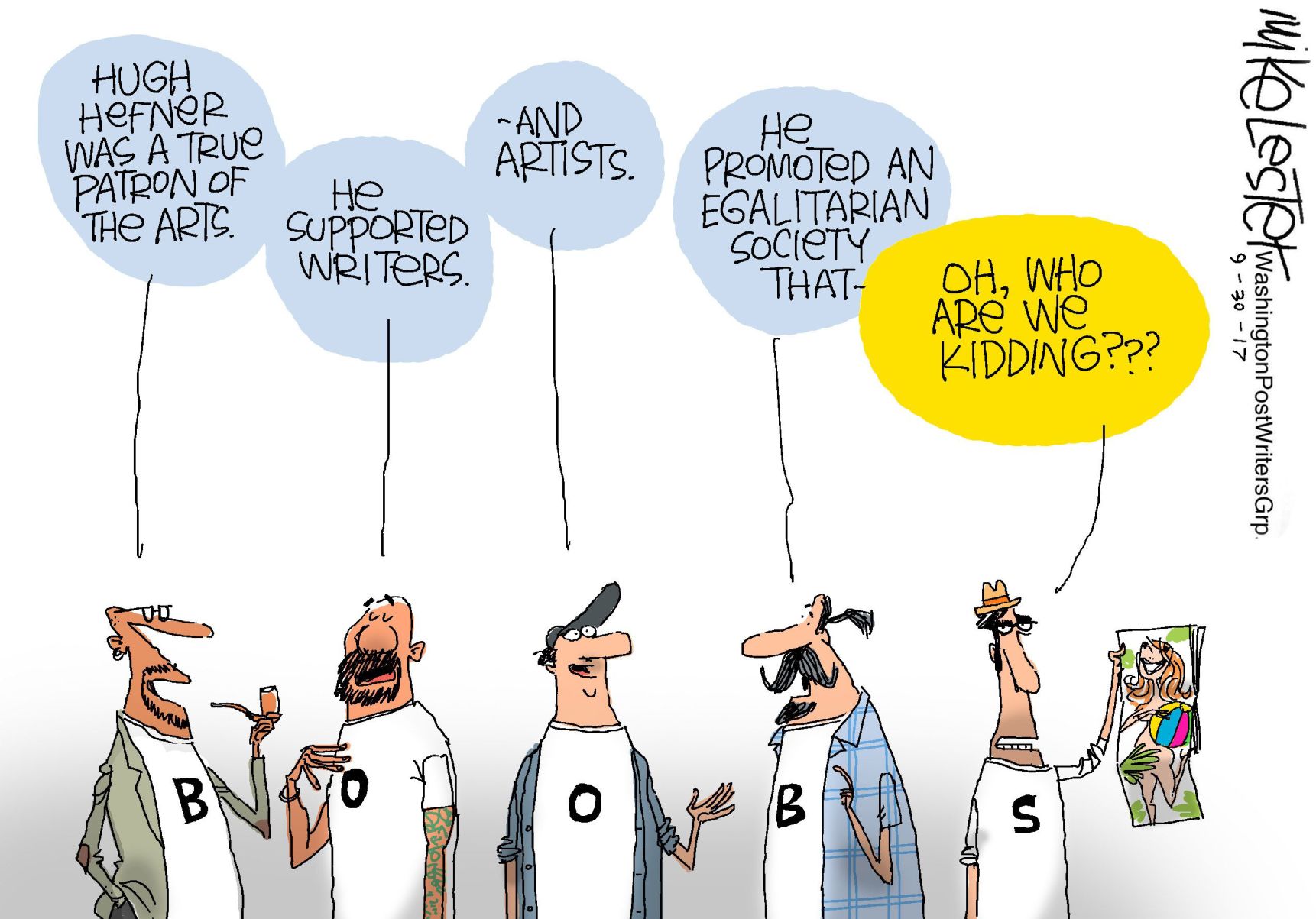 Mike Lester cartoon
